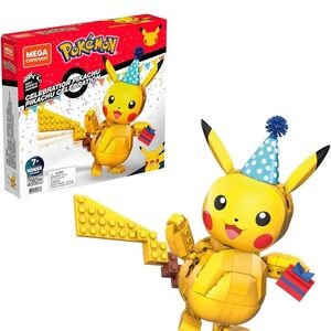 New pokemon mega construx celebration pikachu